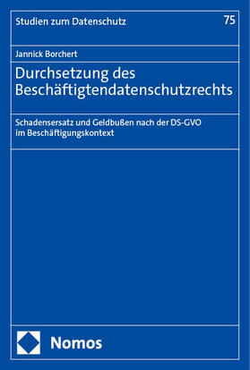Borchert |  Durchsetzung des Beschäftigtendatenschutzrechts | eBook | Sack Fachmedien