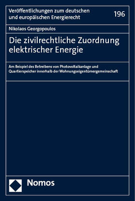 Georgopoulos |  Die zivilrechtliche Zuordnung elektrischer Energie | eBook | Sack Fachmedien