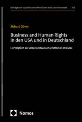 Dören |  Business and Human Rights in den USA und in Deutschland | eBook | Sack Fachmedien