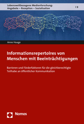 Haage | Informationsrepertoires von Menschen mit Beeinträchtigungen | E-Book | sack.de