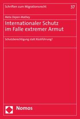 Oepen-Mathey |  Internationaler Schutz im Falle extremer Armut | eBook | Sack Fachmedien