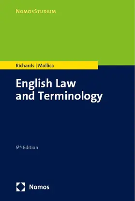 Richards / Mollica |  English Law and Terminology | eBook | Sack Fachmedien