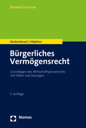 Deckenbrock / Höpfner |  Bürgerliches Vermögensrecht | eBook | Sack Fachmedien