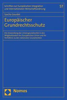 Gourdet | Europäischer Grundrechtsschutz | E-Book | sack.de