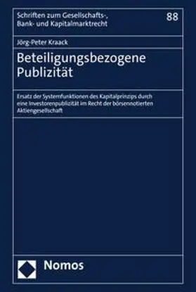 Kraack |  Beteiligungsbezogene Publizität | eBook | Sack Fachmedien