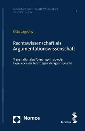 Lagodny |  Rechtswissenschaft als Argumentationswissenschaft | eBook | Sack Fachmedien