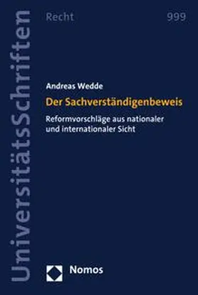 Wedde |  Der Sachverständigenbeweis | eBook | Sack Fachmedien