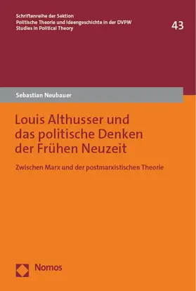 Neubauer |  Louis Althusser und das politische Denken der Frühen Neuzeit | eBook | Sack Fachmedien