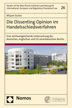 Escher |  Die Dissenting Opinion im Handelsschiedsverfahren | eBook | Sack Fachmedien