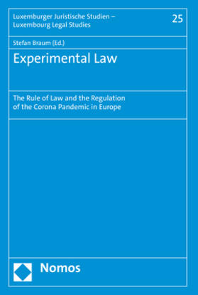 Braum |  Experimental Law | eBook | Sack Fachmedien