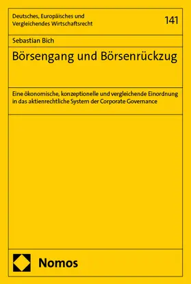 Bich |  Börsengang und Börsenrückzug | eBook | Sack Fachmedien