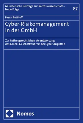 Potthoff |  Cyber-Risikomanagement in der GmbH | eBook | Sack Fachmedien