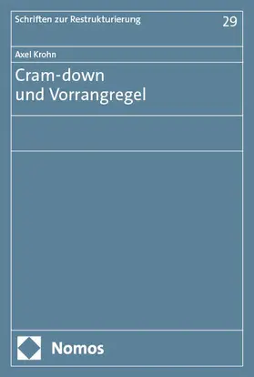 Krohn |  Cram-down und Vorrangregel | eBook | Sack Fachmedien