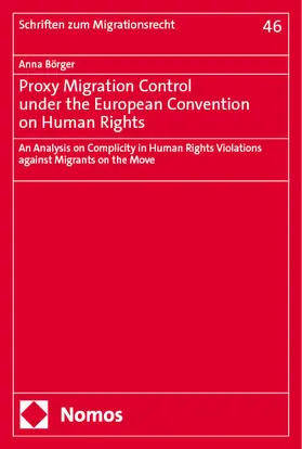 Börger |  Proxy Migration Control under the European Convention on Human Rights | eBook | Sack Fachmedien