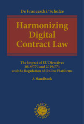 De Franceschi / Schulze |  Harmonizing Digital Contract Law | eBook | Sack Fachmedien