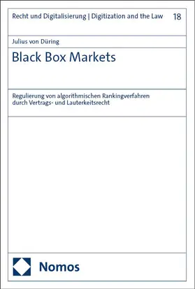 von Düring |  Black Box Markets | eBook | Sack Fachmedien