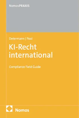 Determann / Paal |  KI-Recht international | eBook | Sack Fachmedien