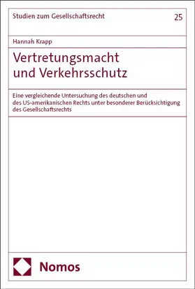 Krapp |  Vertretungsmacht und Verkehrsschutz | eBook | Sack Fachmedien