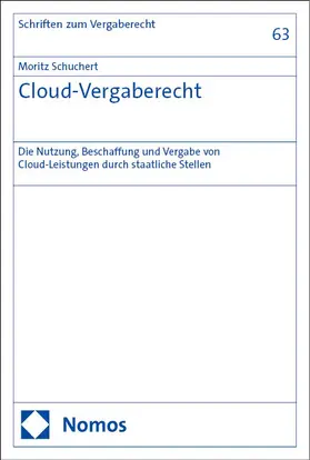 Schuchert |  Cloud-Vergaberecht | eBook | Sack Fachmedien