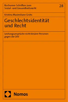 Grohs |  Geschlechtsidentität und Recht | eBook | Sack Fachmedien