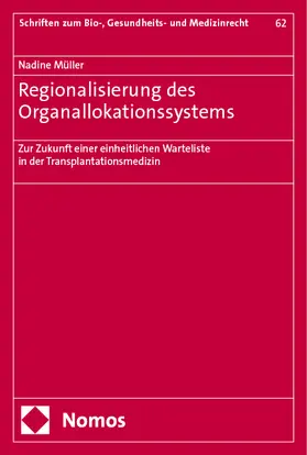 Müller |  Regionalisierung des Organallokationssystems | eBook | Sack Fachmedien