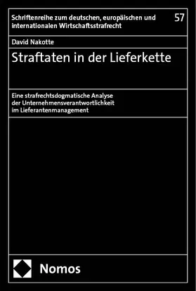 Nakotte |  Straftaten in der Lieferkette | eBook | Sack Fachmedien