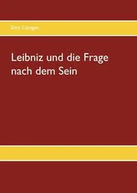 Cürsgen |  Leibniz und die Frage nach dem Sein | Buch |  Sack Fachmedien