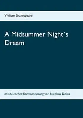 Shakespeare |  A Midsummer Night`s Dream | Buch |  Sack Fachmedien