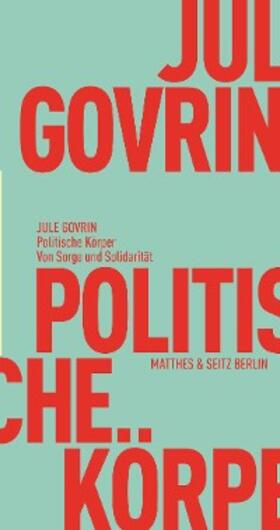 Govrin |  Politische Körper | eBook | Sack Fachmedien