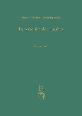 De Chiara / Septfonds |  Le verbe simple en pashto | Buch |  Sack Fachmedien