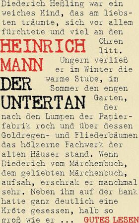 Mann | Der Untertan | E-Book | sack.de