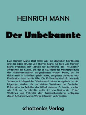 Mann |  Der Unbekannte | eBook | Sack Fachmedien