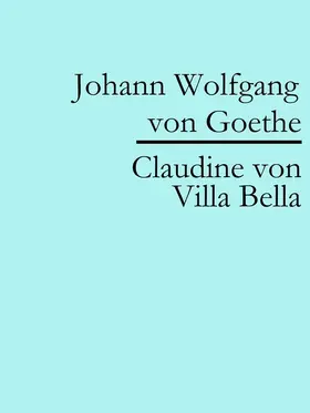 Goethe |  Claudine von Villa Bella | eBook | Sack Fachmedien