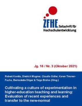 Kordts / Wagner / Sidler |  Cultivating a culture of experimentation in higher-education teaching and learning | Buch |  Sack Fachmedien