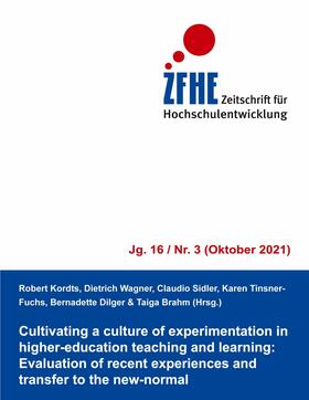 Kordts / Wagner / Sidler |  Cultivating a culture of experimentation in higher-education teaching and learning | eBook | Sack Fachmedien