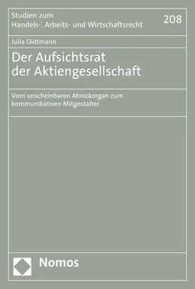 Oidtmann |  Der Aufsichtsrat der Aktiengesellschaft | Buch |  Sack Fachmedien