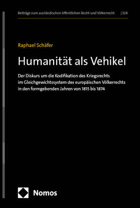Schäfer |  Humanität als Vehikel | Buch |  Sack Fachmedien