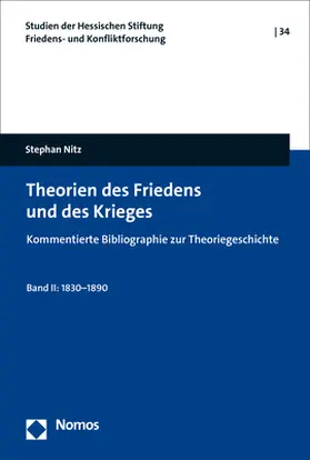 Nitz |  Theorien des Friedens und des Krieges | Buch |  Sack Fachmedien