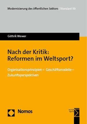 Wewer |  Nach der Kritik: Reformen im Weltsport? | Buch |  Sack Fachmedien