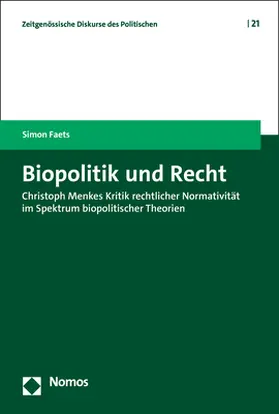 Faets |  Biopolitik und Recht | Buch |  Sack Fachmedien