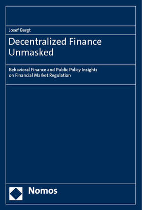 Bergt |  Decentralized Finance Unmasked | Buch |  Sack Fachmedien