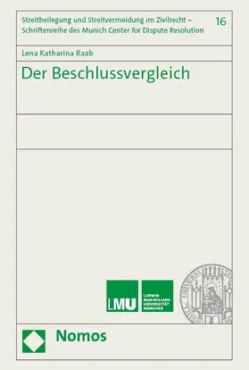 Raab |  Der Beschlussvergleich | Buch |  Sack Fachmedien