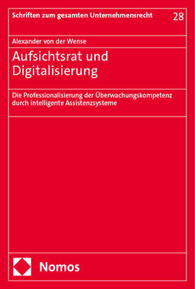 von der Wense | Aufsichtsrat und Digitalisierung | Buch | 978-3-7560-0876-6 | sack.de