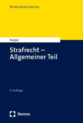 Kaspar |  Strafrecht - Allgemeiner Teil | Buch |  Sack Fachmedien