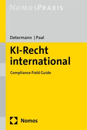 Determann / Paal |  KI-Recht international | Buch |  Sack Fachmedien