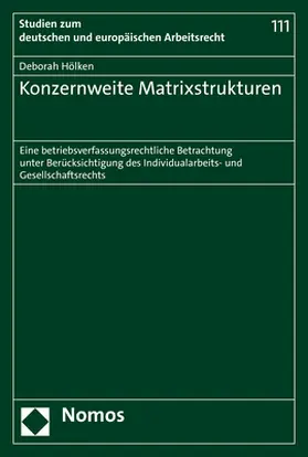 Hölken | Konzernweite Matrixstrukturen | Buch | 978-3-7560-1104-9 | sack.de