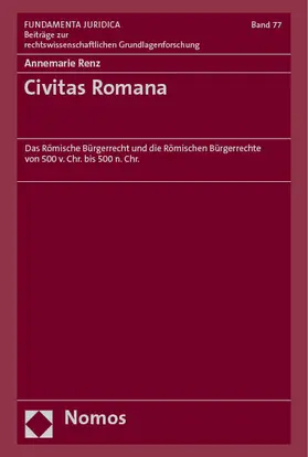 Renz |  Civitas Romana | Buch |  Sack Fachmedien