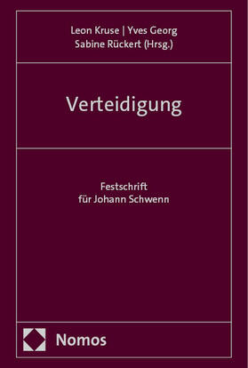 Kruse / Georg / Rückert |  Verteidigung | Buch |  Sack Fachmedien