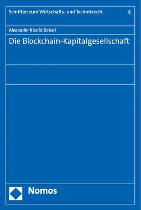 Bokari |  Die Blockchain-Kapitalgesellschaft | Buch |  Sack Fachmedien