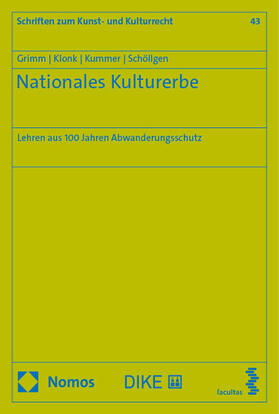 Grimm / Klonk / Kummer |  Nationales Kulturerbe | Buch |  Sack Fachmedien